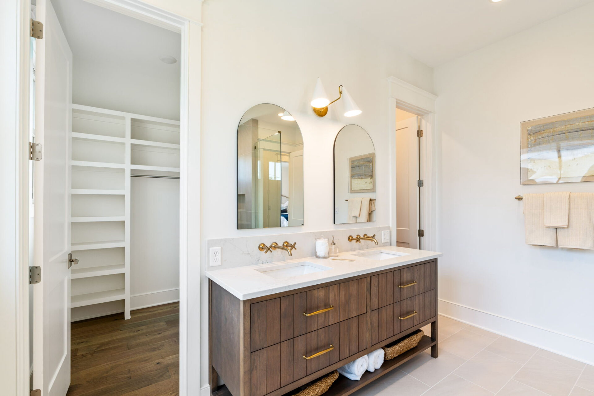 Stone spa bathroom